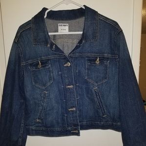 NWT Old Navy Cropped Jean Jacket